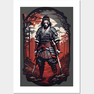 samurai zombie Posters and Art